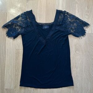New Vici Top with Eyelash Lace